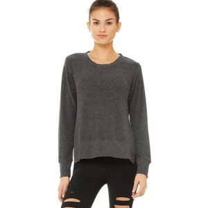 ALO Yoga Glimpse Gray Long Sleeve - XS